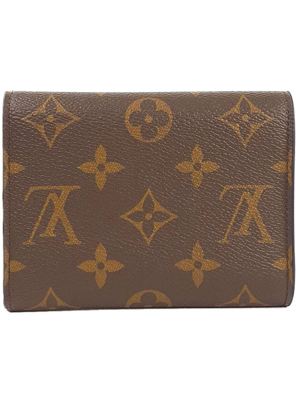 Louis Vuitton Monogram Wallet Portefeuille Tri fold Victorine Brown